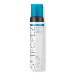 NEW St Tropez Self Tan Classic Bronzing Mousse 8 OZ & Face Self Tan Lotion LOT
